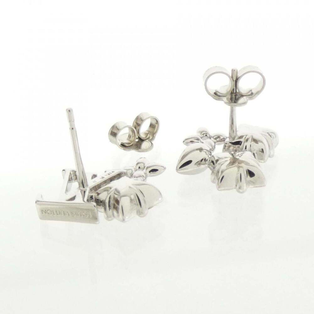LOUIS VUITTON Silver Earrings - Picture 3 of 3